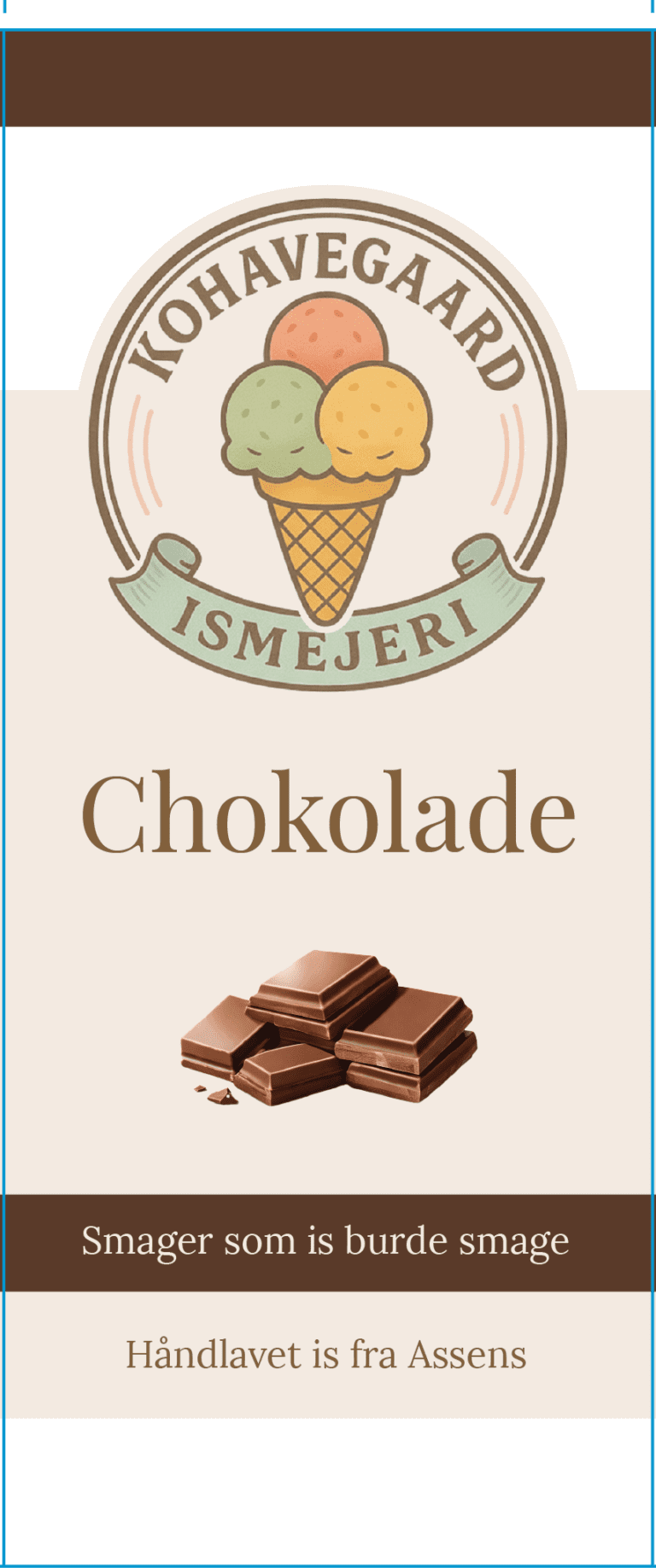 Chokolade · etiketmotiv