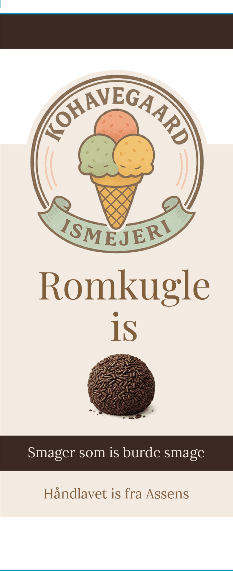 Romkugle · etiketmotiv